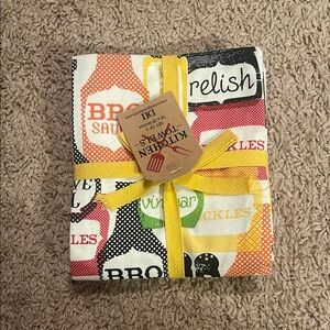 DII Kitchen Towels - Multicolor BBQ Design